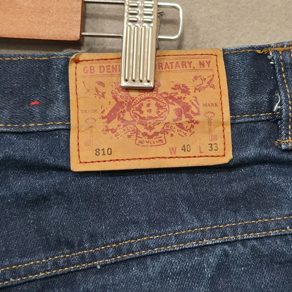GB Denim‎ Labortary NY 810 Mens Blue Denim Jeans Size 40X33 Actual 39X32